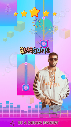Anuel aa música juegos piano ekran görüntüsü
