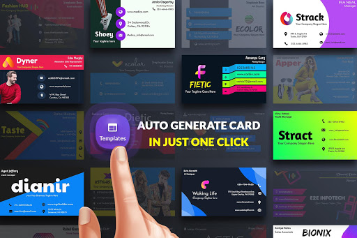 Digital Business Card Maker ekran görüntüsü