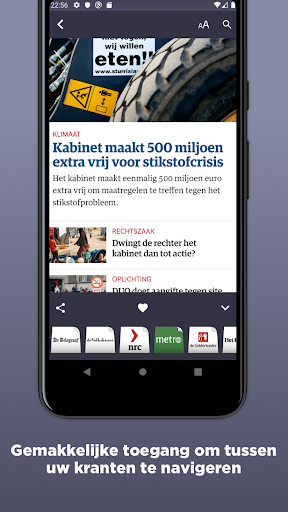 Nederlandse Kranten ekran görüntüsü