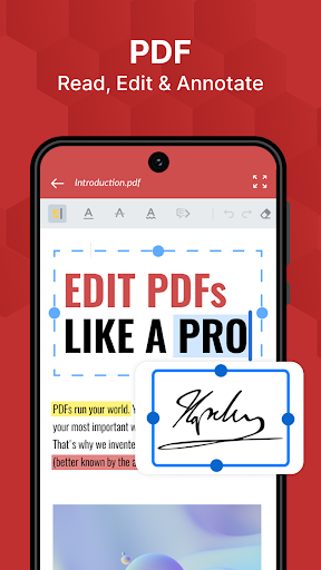 Word, PDF, XLS, PPT: A1 Office ekran görüntüsü
