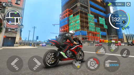 Real Motocycle Driving Game 3D ekran görüntüsü
