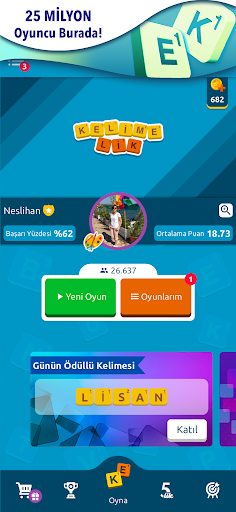 Kelimelik ekran görüntüsü