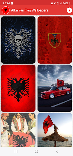 Albanian Flag Wallpapers ekran görüntüsü