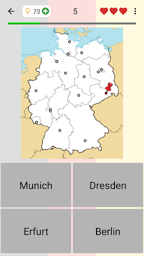 German States - Geography Quiz ekran görüntüsü