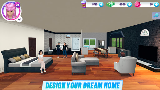 Virtual Sim Story: Home & Life ekran görüntüsü
