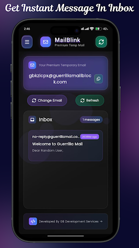 MailBlink - Temporary Mail ekran görüntüsü