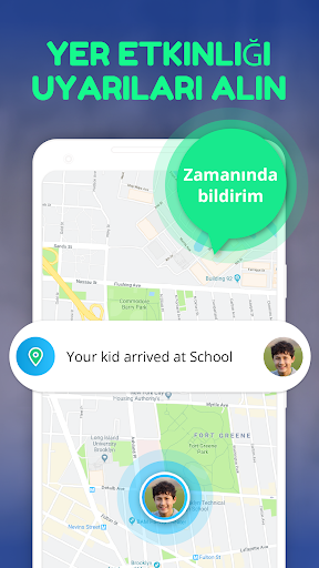 Be Closer Aile için GPS konumu ekran görüntüsü