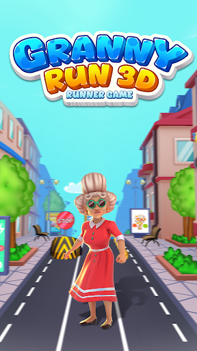 Granny Run 3D runner game ekran görüntüsü