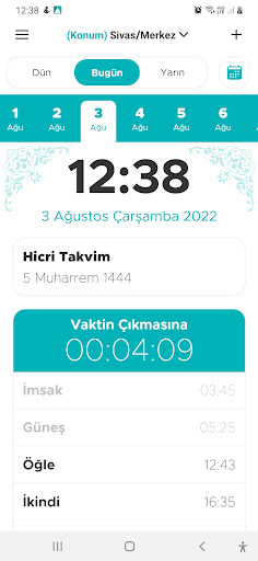 Nasihat Takvimi ekran görüntüsü