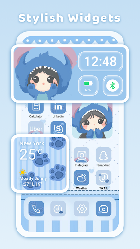 Themepack Launcher-Icon Widget ekran görüntüsü