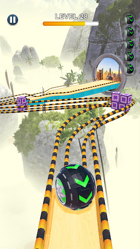 Rolling Ball Sky Escape ekran görüntüsü