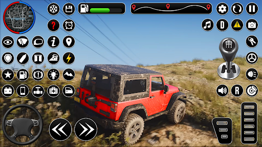 offroad 4x4 suv jeep sürüşü ekran görüntüsü