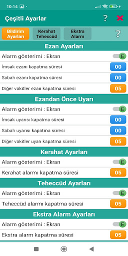 Namaz Vakti, Ezan Vakti, Kıble ekran görüntüsü