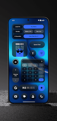 DarkGlass Widgets ekran görüntüsü