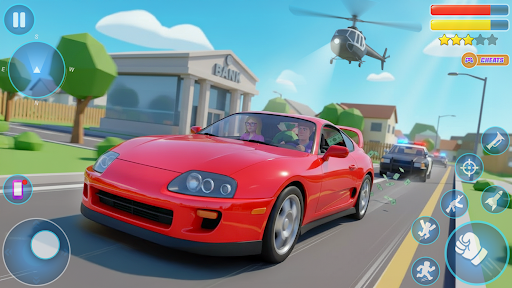 Open World Mad Guy Crime War ekran görüntüsü