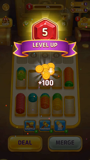 Coin sort & Merge Master ekran görüntüsü