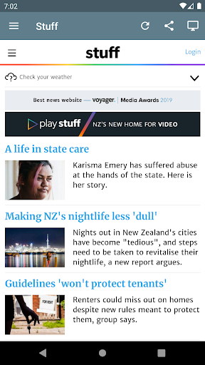 New Zealand Newspapers ekran görüntüsü
