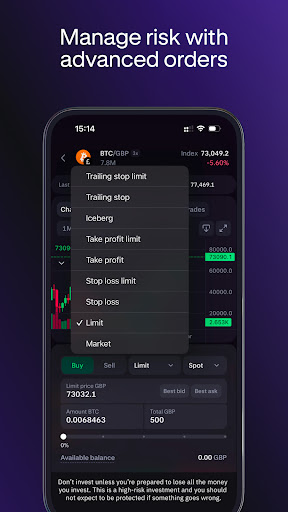 Kraken Pro: BTC Crypto Trading ekran görüntüsü
