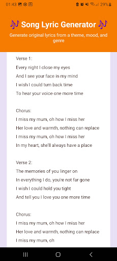 LyricCraft - AI Song Writer ekran görüntüsü