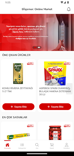 Bilgemar - Online Market ekran görüntüsü