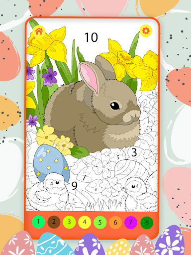 Honey Bunny Kids Coloring Book ekran görüntüsü