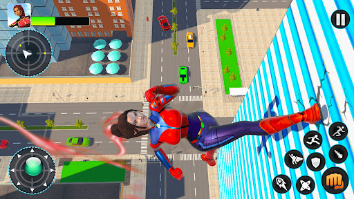 Flying Hero - Superhero Games ekran görüntüsü