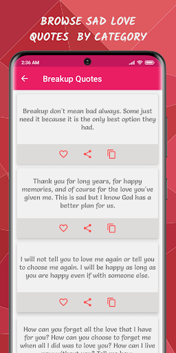 Sad Love Quotes & Sayings ekran görüntüsü