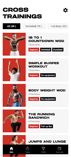 WOD - Cross Training & Timer ekran görüntüsü