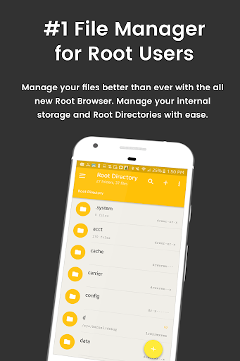 Root Browser File Manager ekran görüntüsü