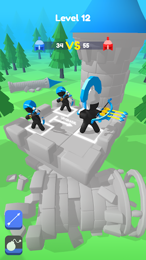 Merge Archers: Kaleni Savun ekran görüntüsü