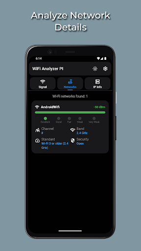 WiFi Analyzer PI: WiFi Scanner ekran görüntüsü