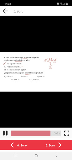 Sınav Video Çözüm ekran görüntüsü