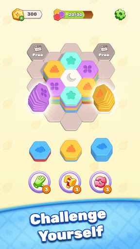 Hexa Stack: Color Hexagon Sort ekran görüntüsü