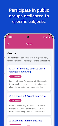 EPALE Adult Learning in Europe ekran görüntüsü