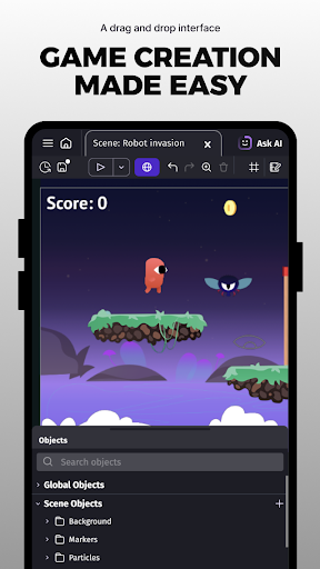 GDevelop - Create & Play Games ekran görüntüsü