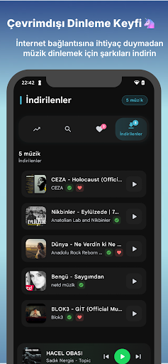 Müzik Dinle İndir - MP3 Şarkı ekran görüntüsü