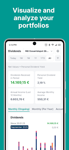 Parqet - Portfolio Tracker ekran görüntüsü