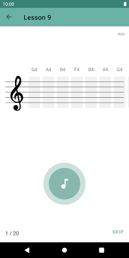 Clefs: Music Reading Trainer ekran görüntüsü