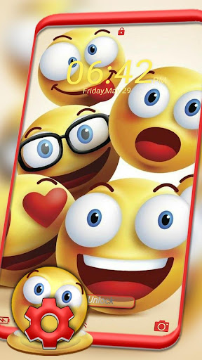 Happy Emoji Launcher Theme ekran görüntüsü
