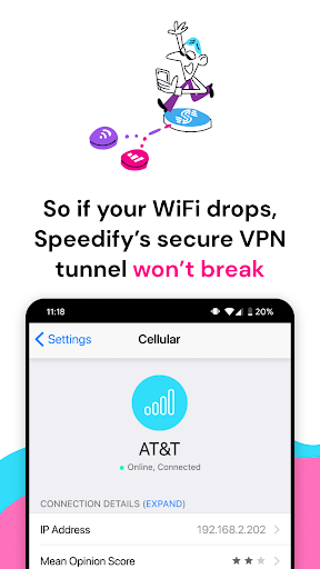 Speedify: Unbreakable VPN ekran görüntüsü