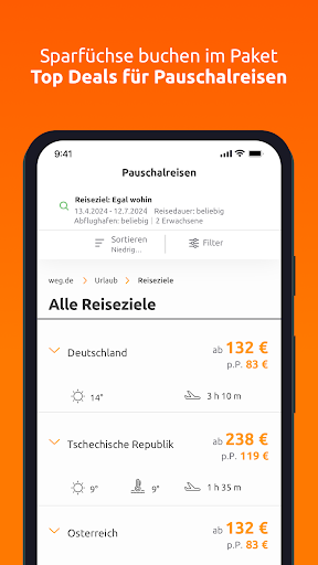weg.de: Urlaub & Reisen buchen ekran görüntüsü