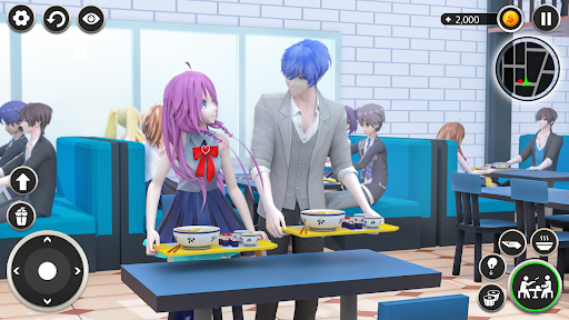High School Girl Life Sim 3D ekran görüntüsü