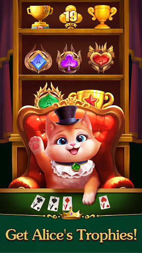 Alice Solitaire: klasik kart ekran görüntüsü