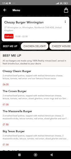 Chezzy Burger Winnington ekran görüntüsü