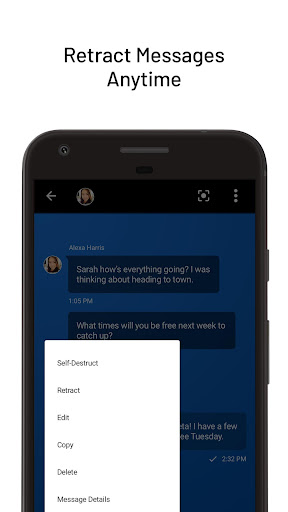 KeeperChat Encrypted Messenger ekran görüntüsü