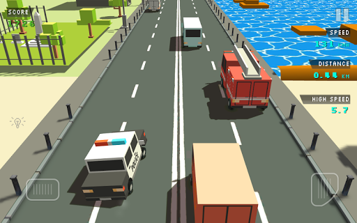 Blocky Traffic Racer ekran görüntüsü