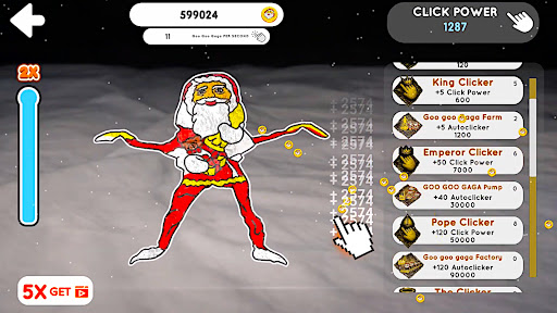 Goo Goo Gaga Clicker ekran görüntüsü