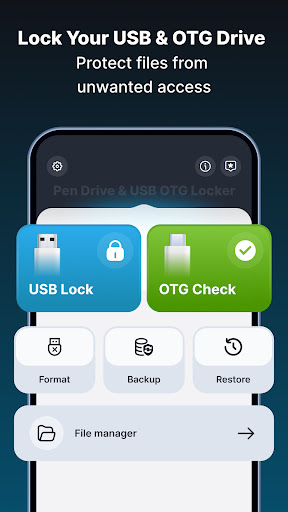 Pen Drive & USB OTG Locker ekran görüntüsü