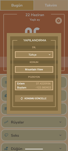 Ay Takvimi: Günlük Öneriler ekran görüntüsü