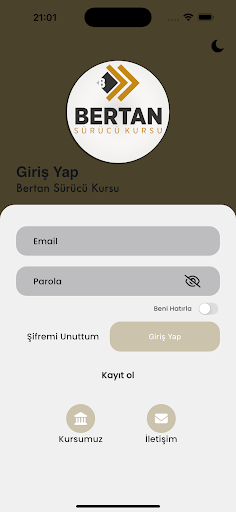 Bertan Sürücü Kursu ekran görüntüsü